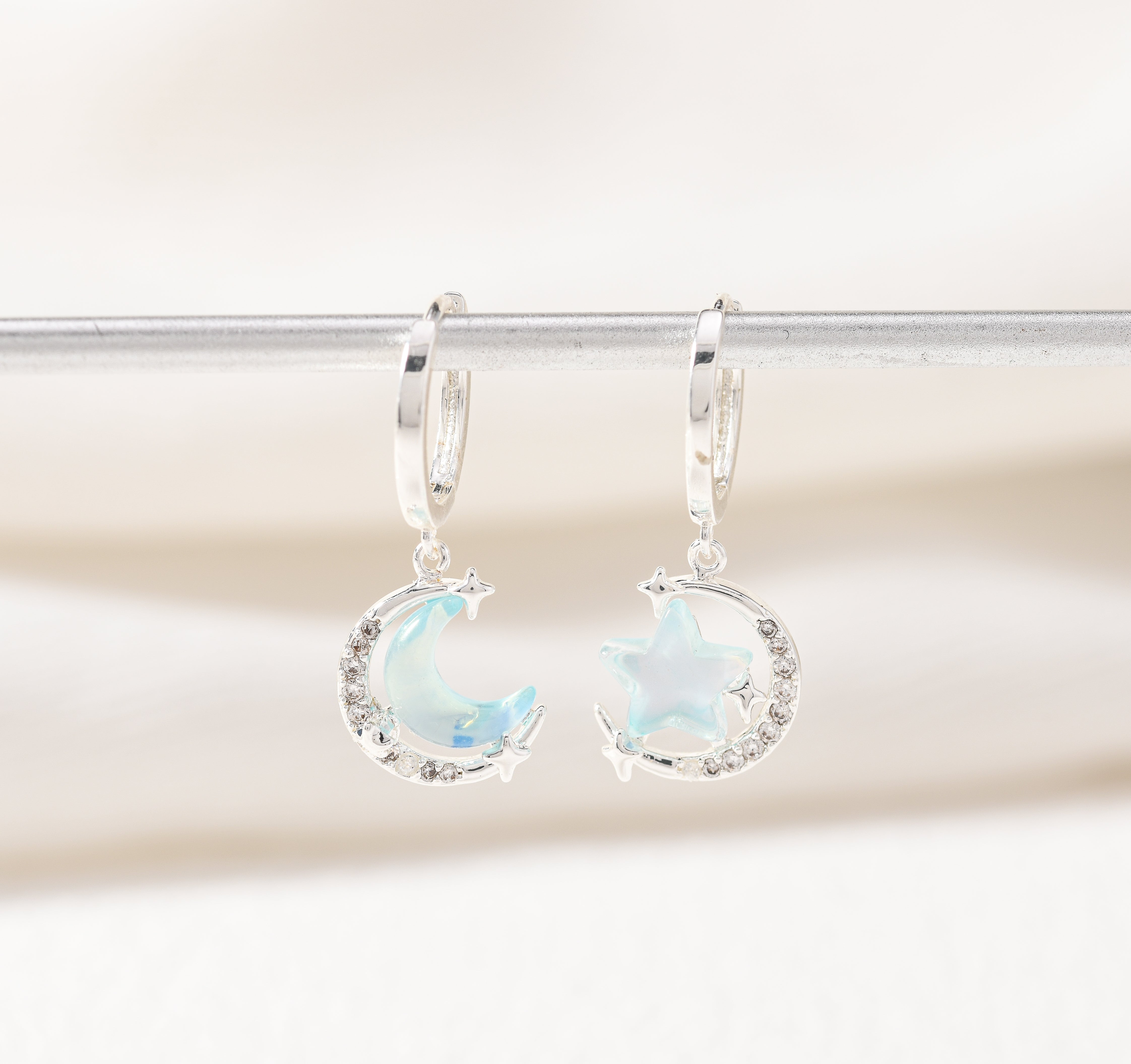 Asymmetric Blue Celestial Huggies