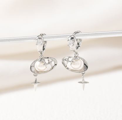 Pearl Orbit Earrings