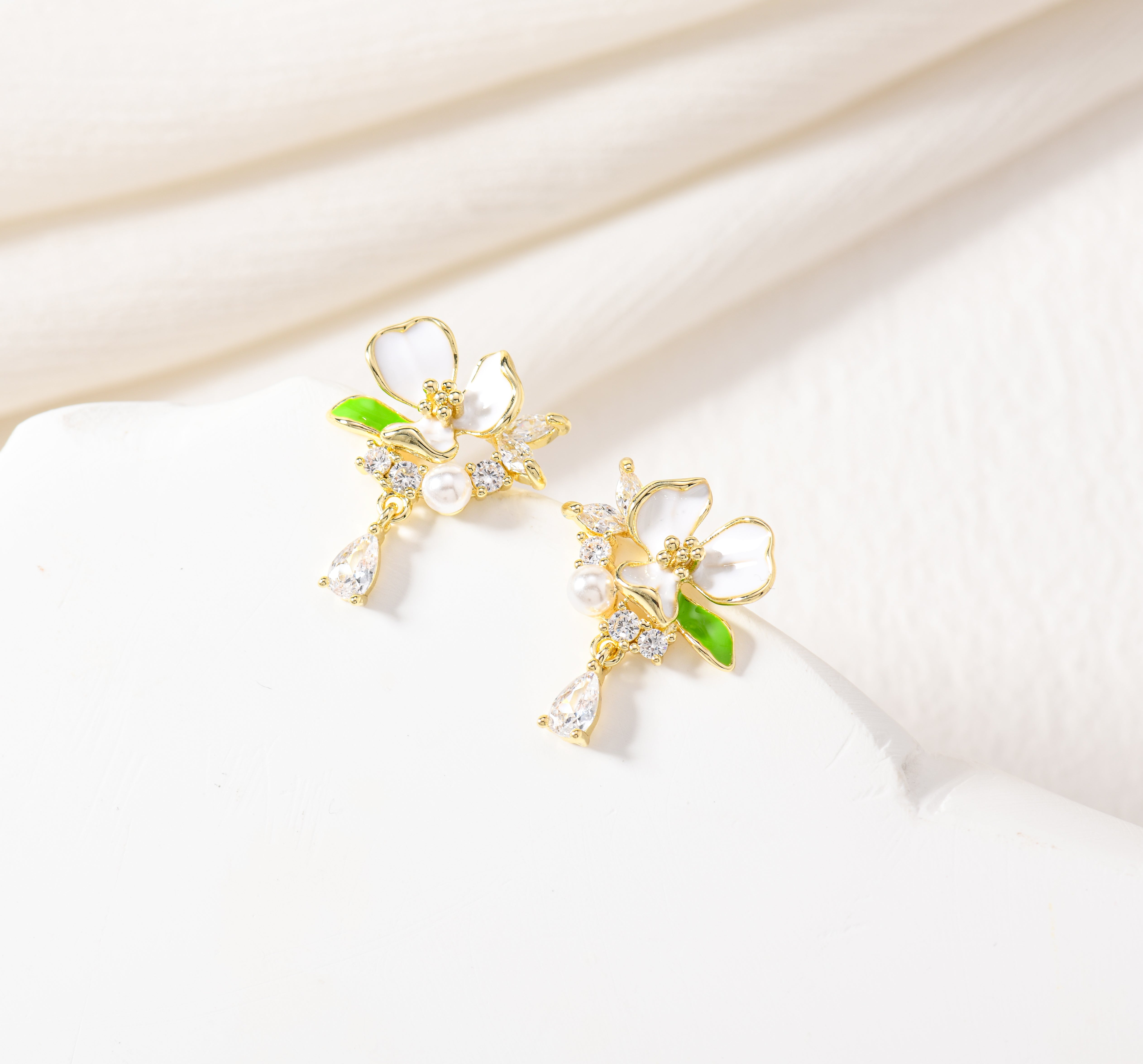 Golden Bloom Studs