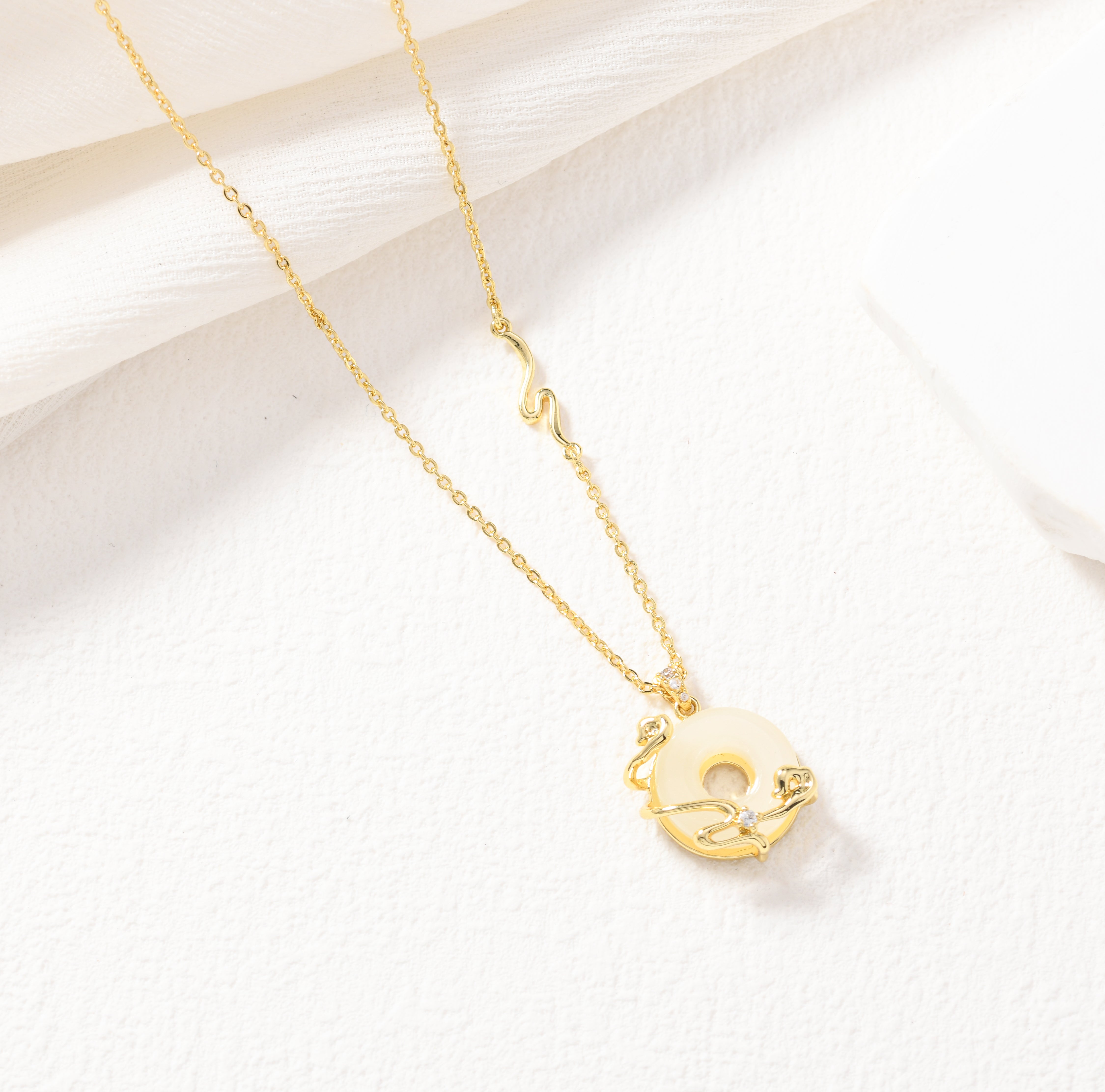 Imitation Jade Necklace