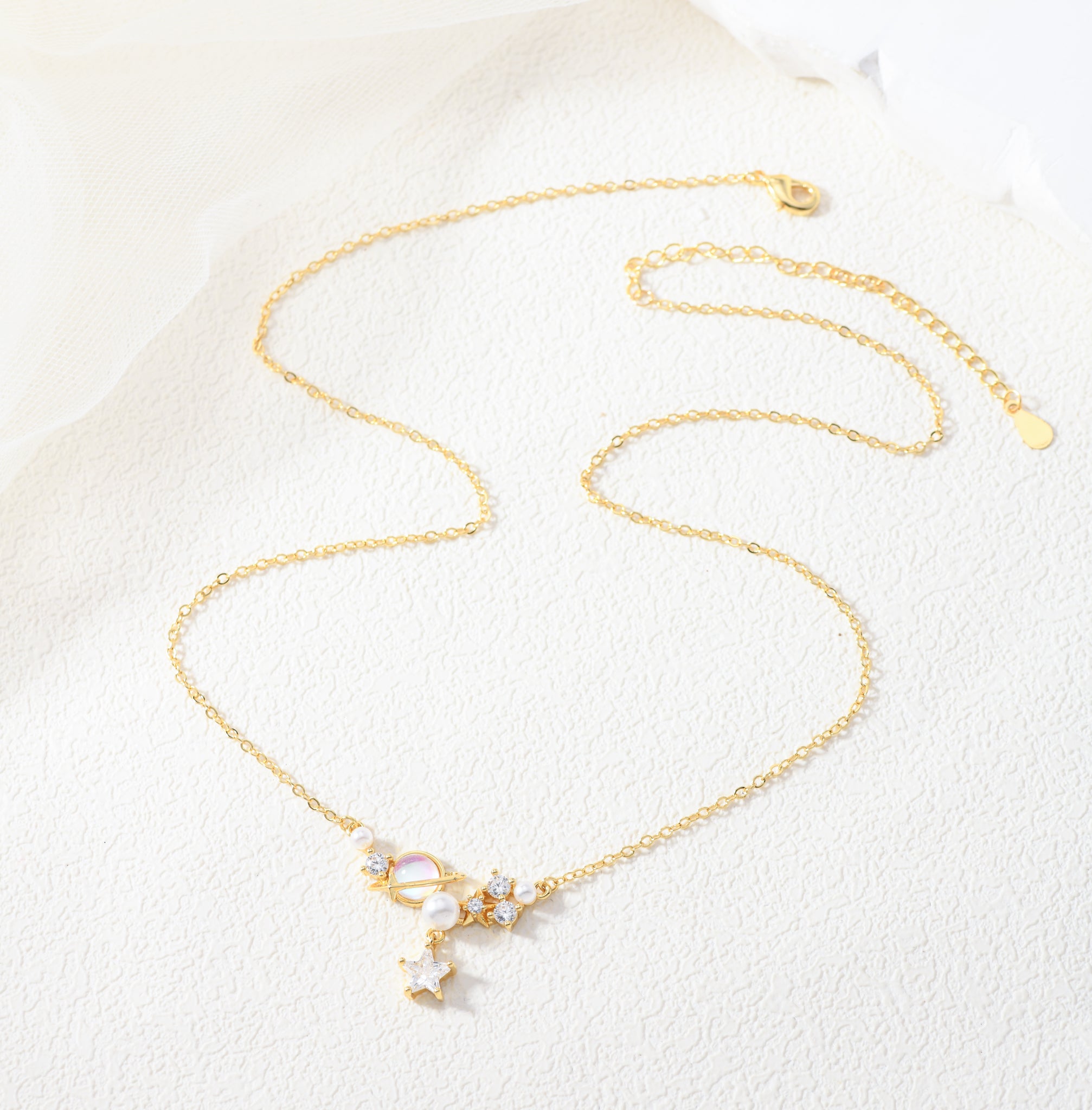 Golden Orbit Necklace