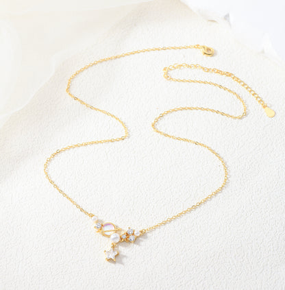 Golden Orbit Necklace