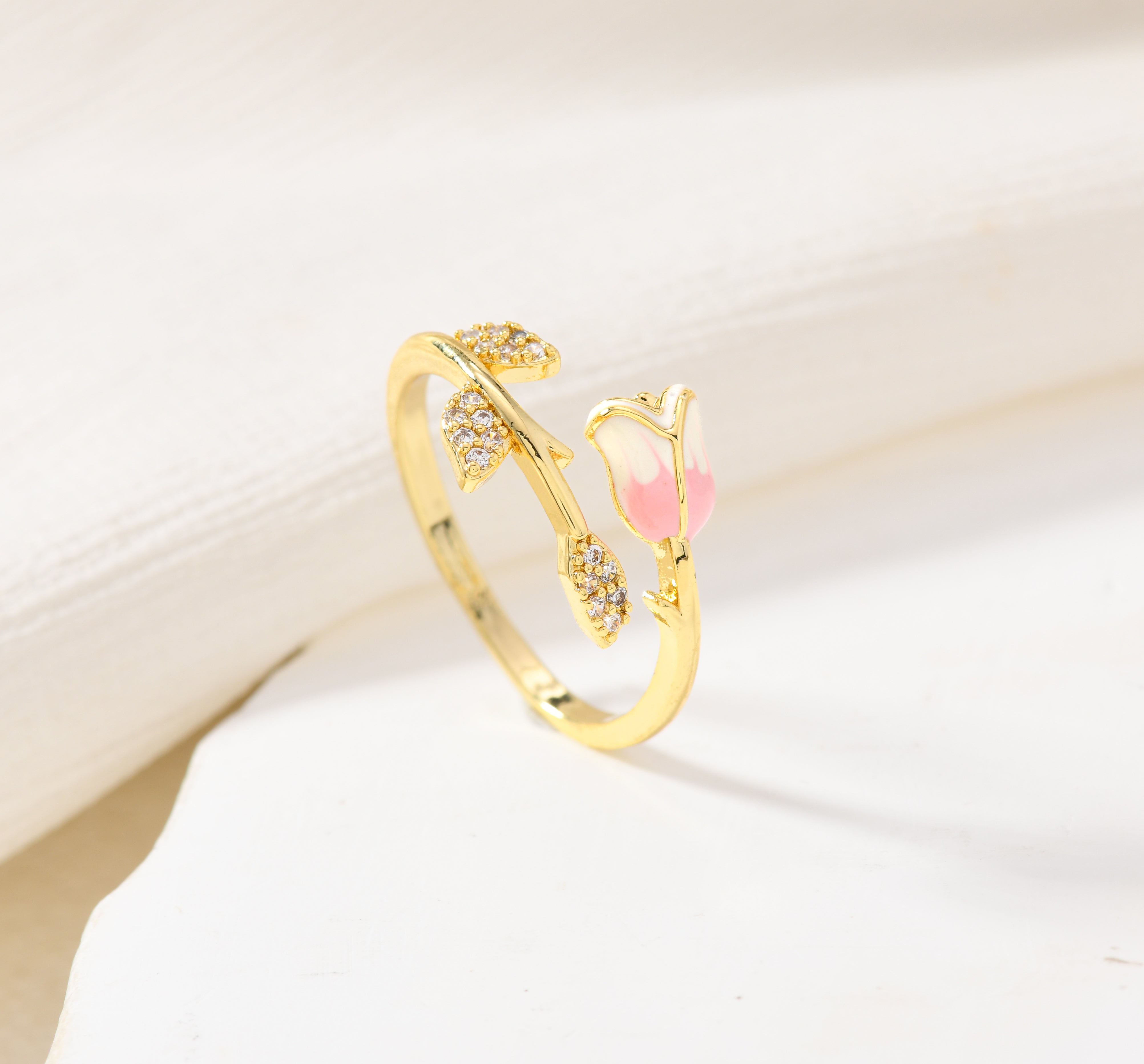 Golden Tulip Ring