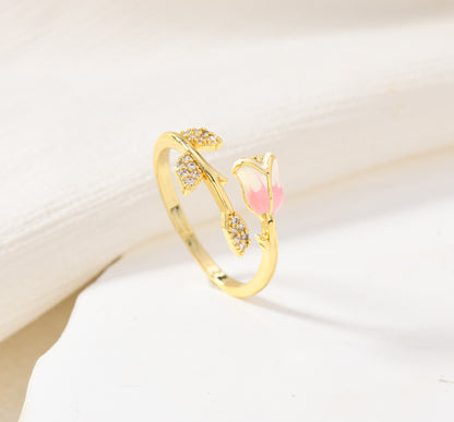 Golden Tulip Ring
