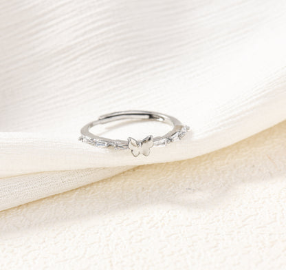 Dainty Butterfly Ring