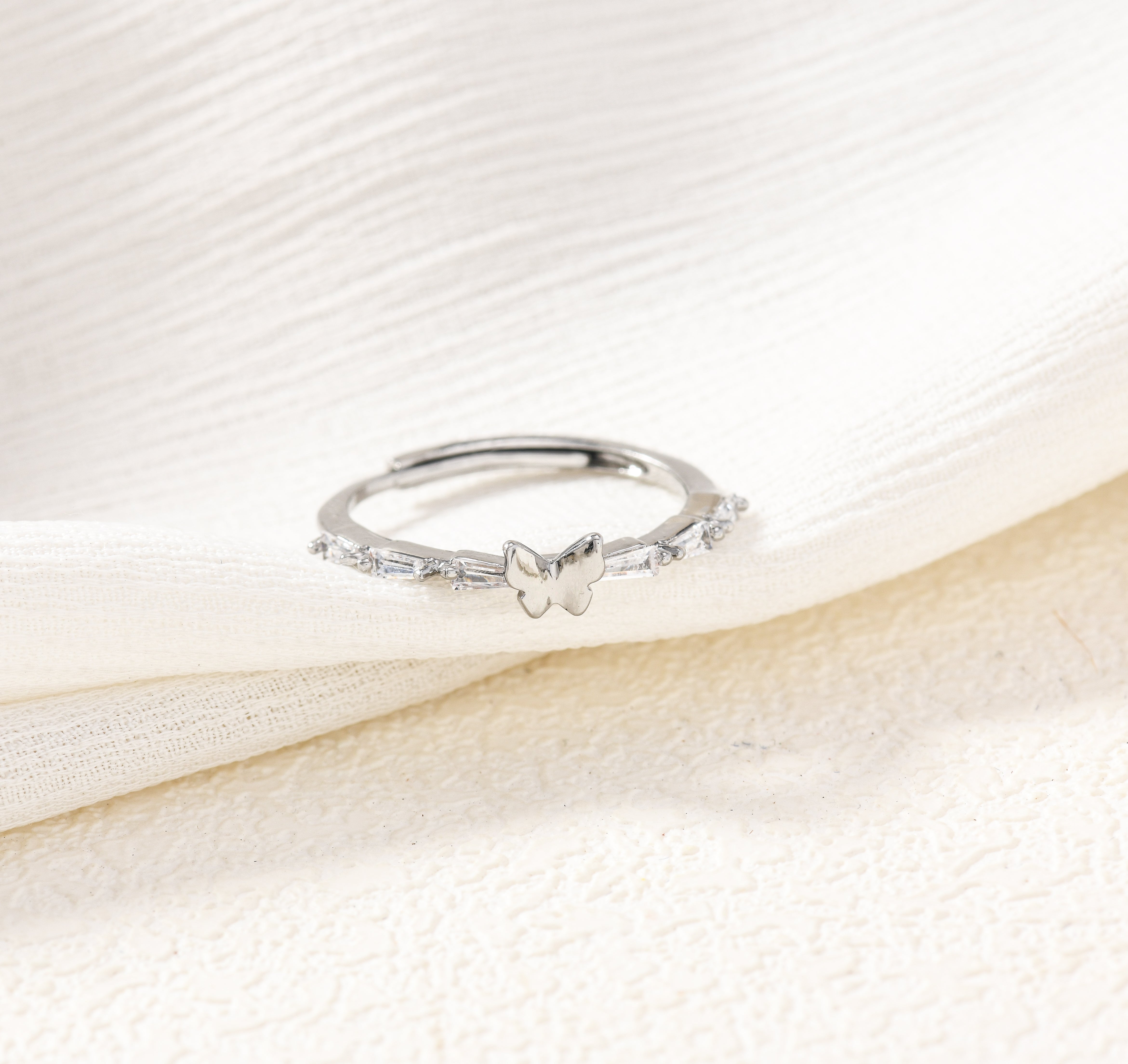 Dainty Butterfly Ring