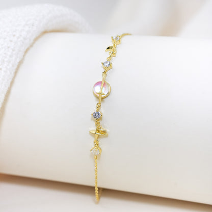 Golden Orbit Bracelet