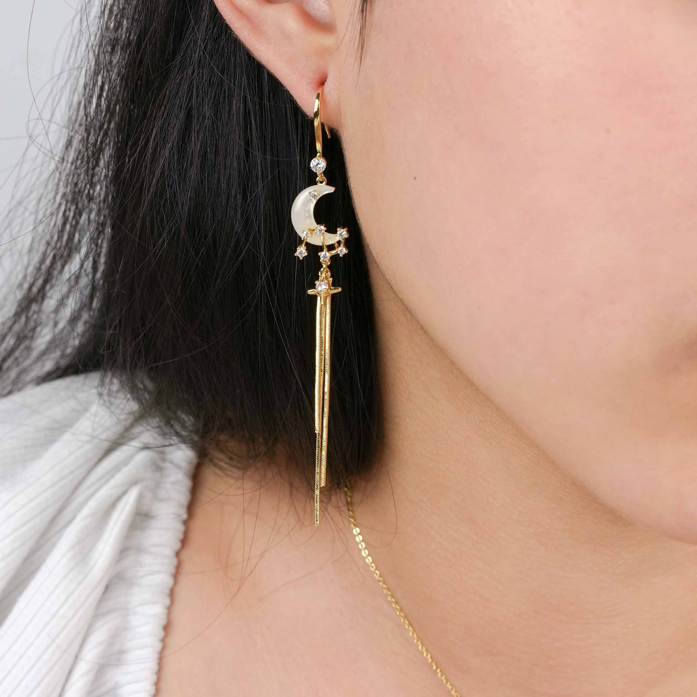 Celestia Moon Earrings