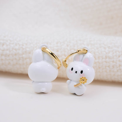 Petalhop Bunny Earrings