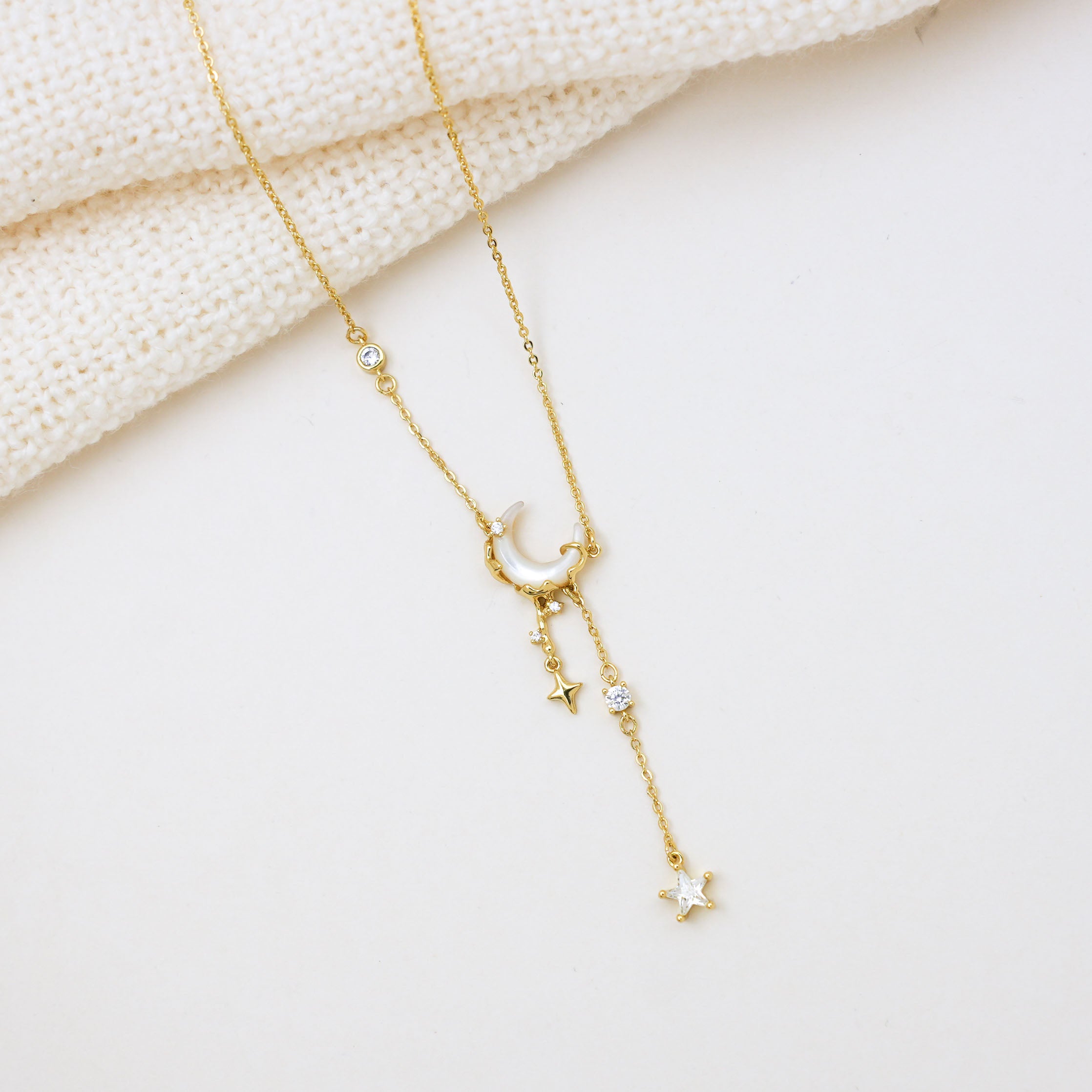 Dangling Moonlight Necklace