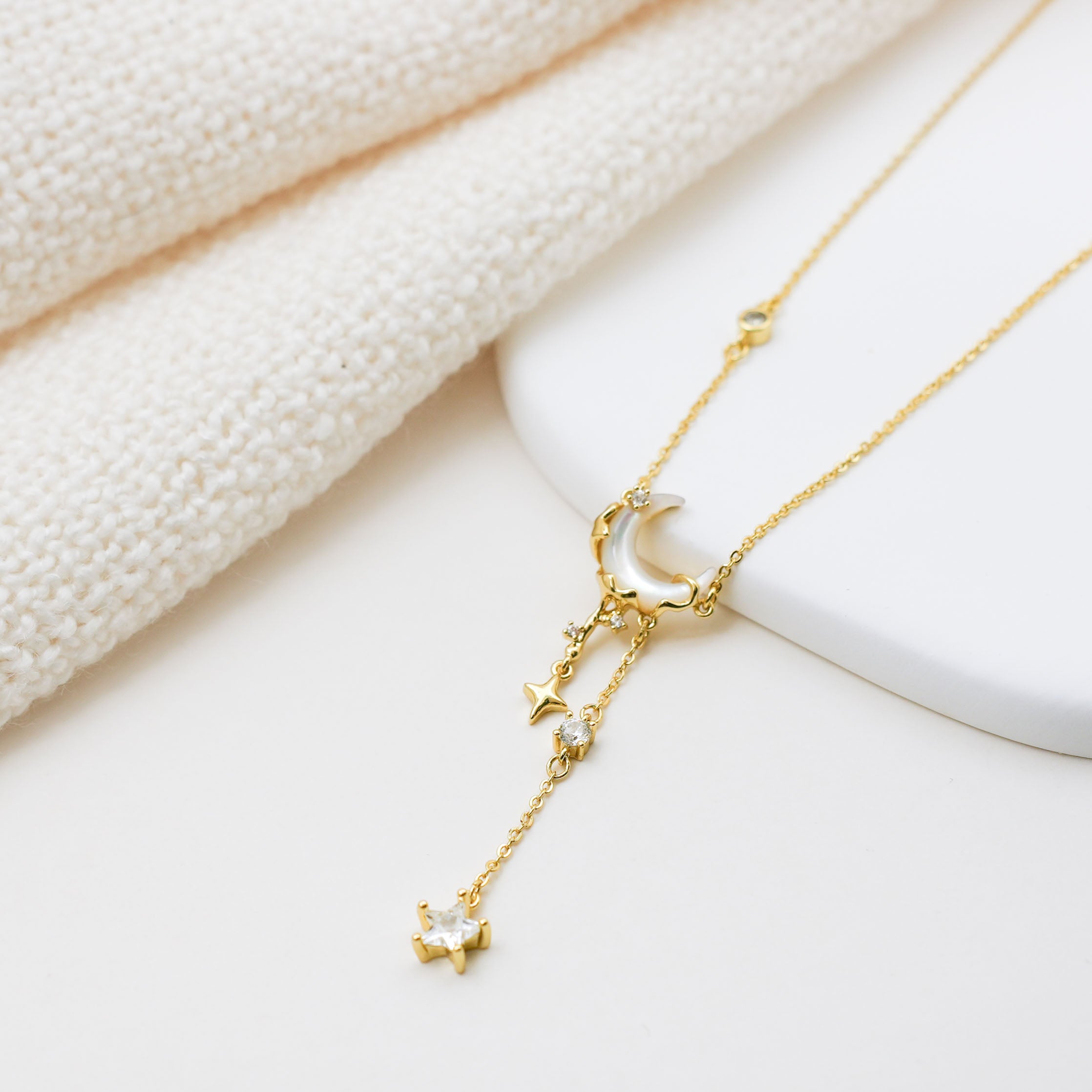 Dangling Moonlight Necklace