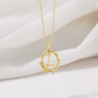 Bloom Letter Necklace