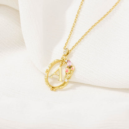 Bloom Letter Necklace