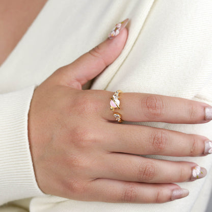 Golden Orbit Ring