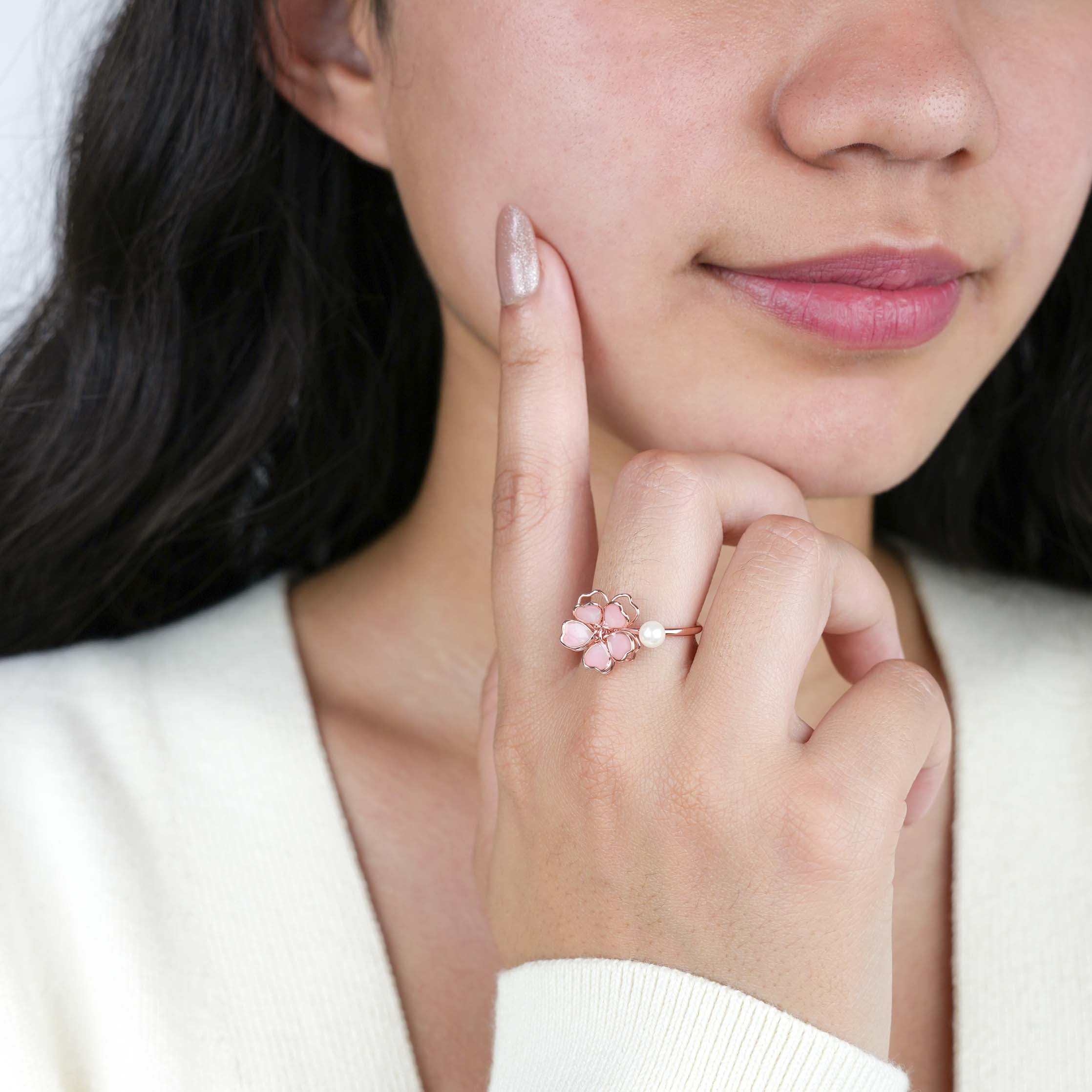 Exquisite Sakura Ring