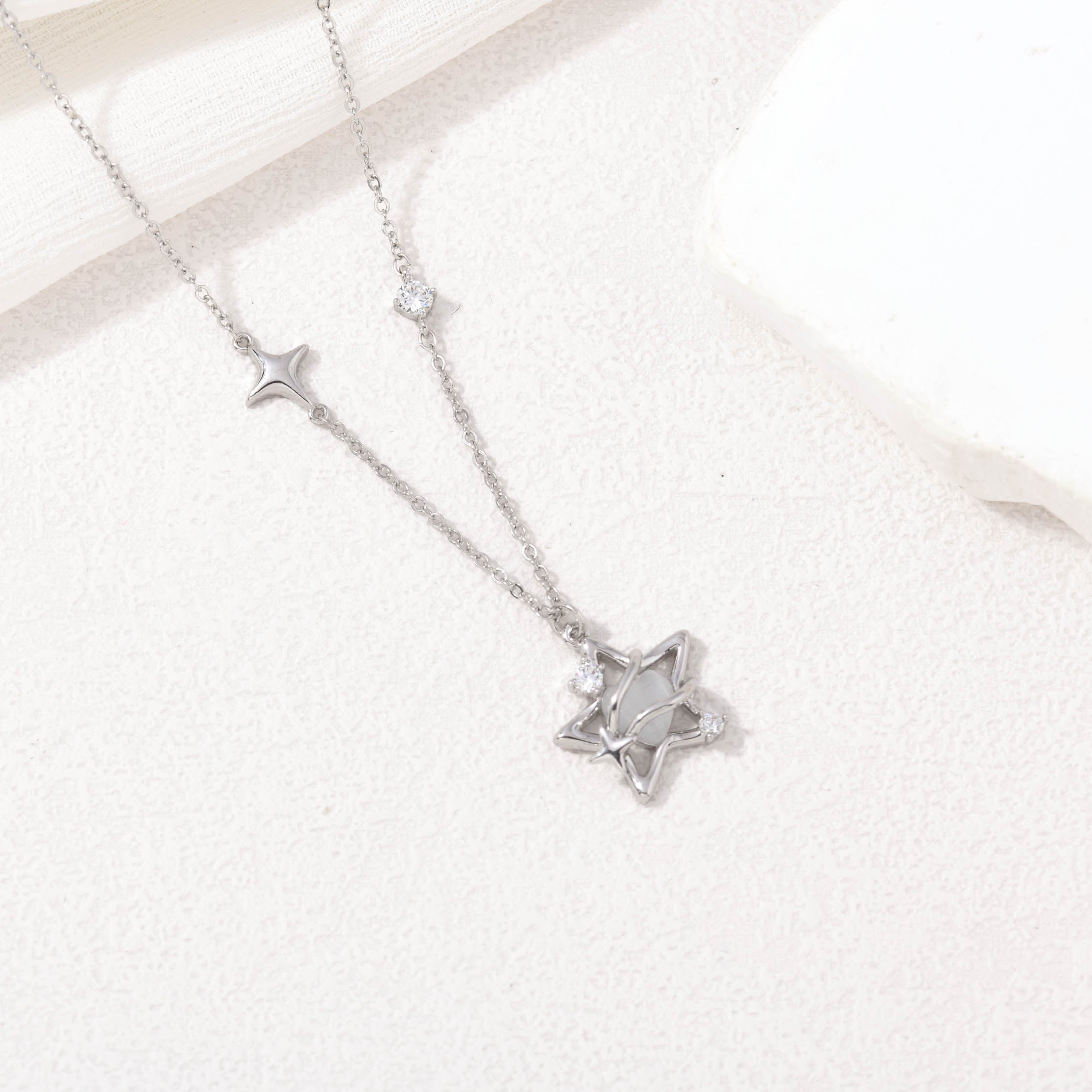 Silver Starlight Necklace
