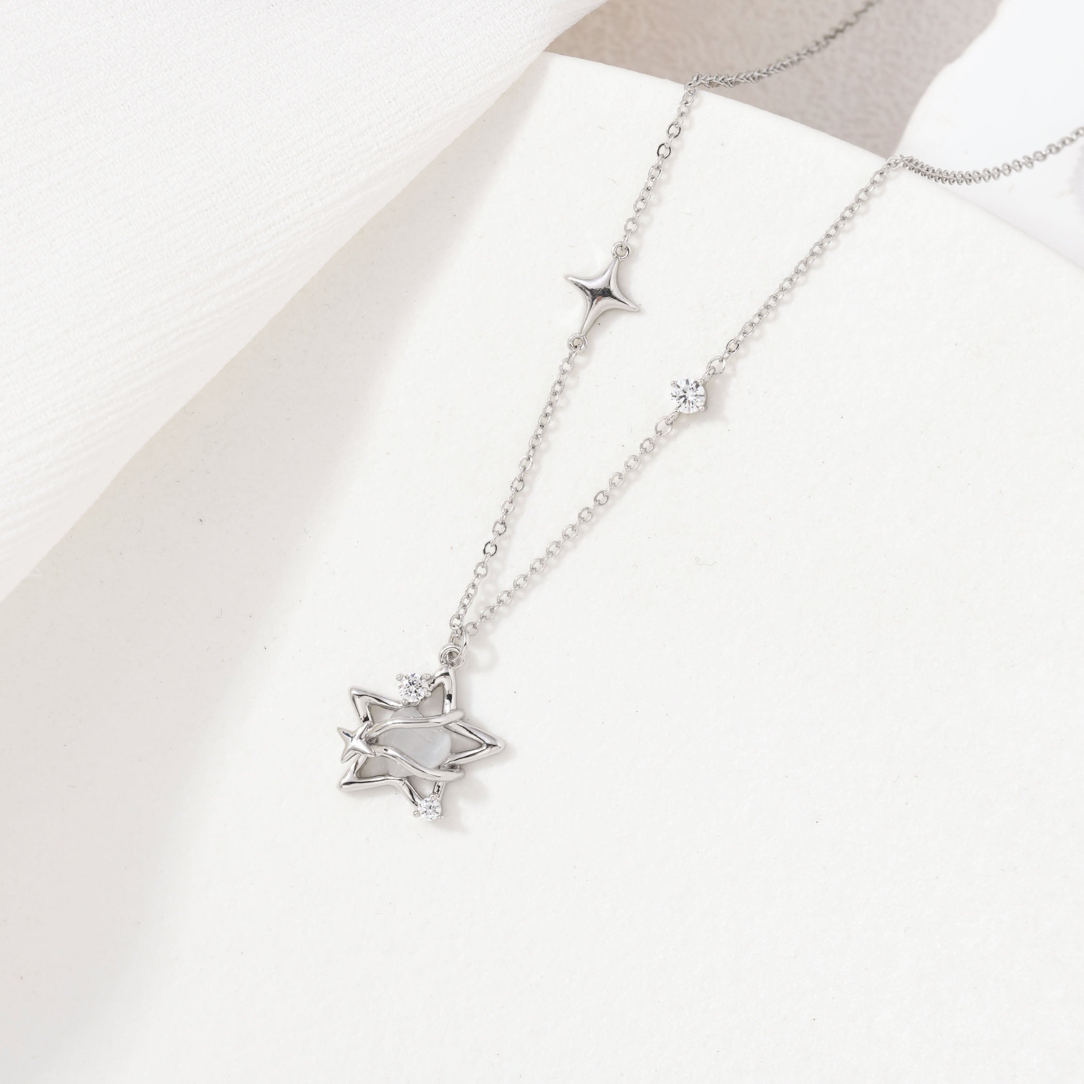 Silver Starlight Necklace