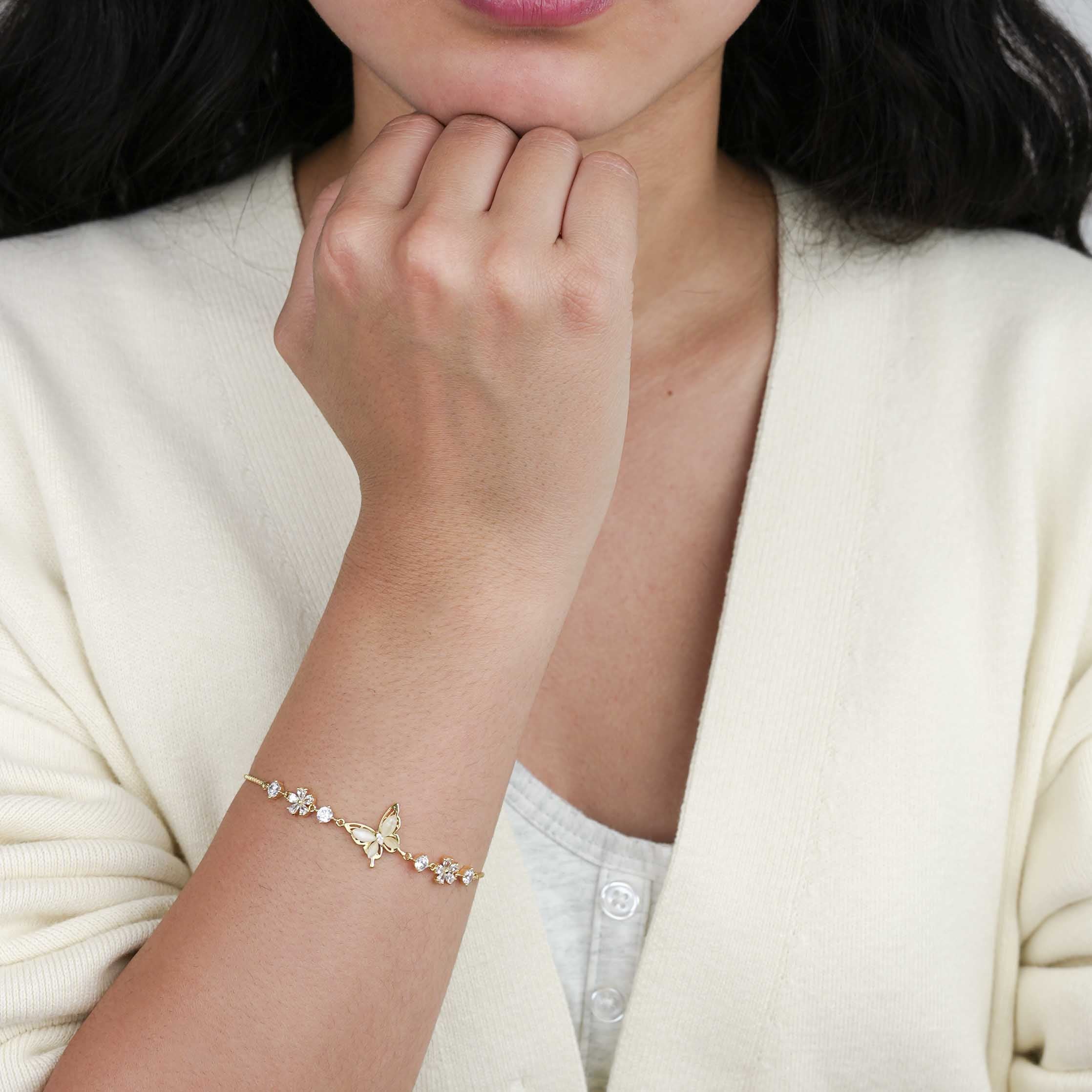 Golden Butterfly Ring