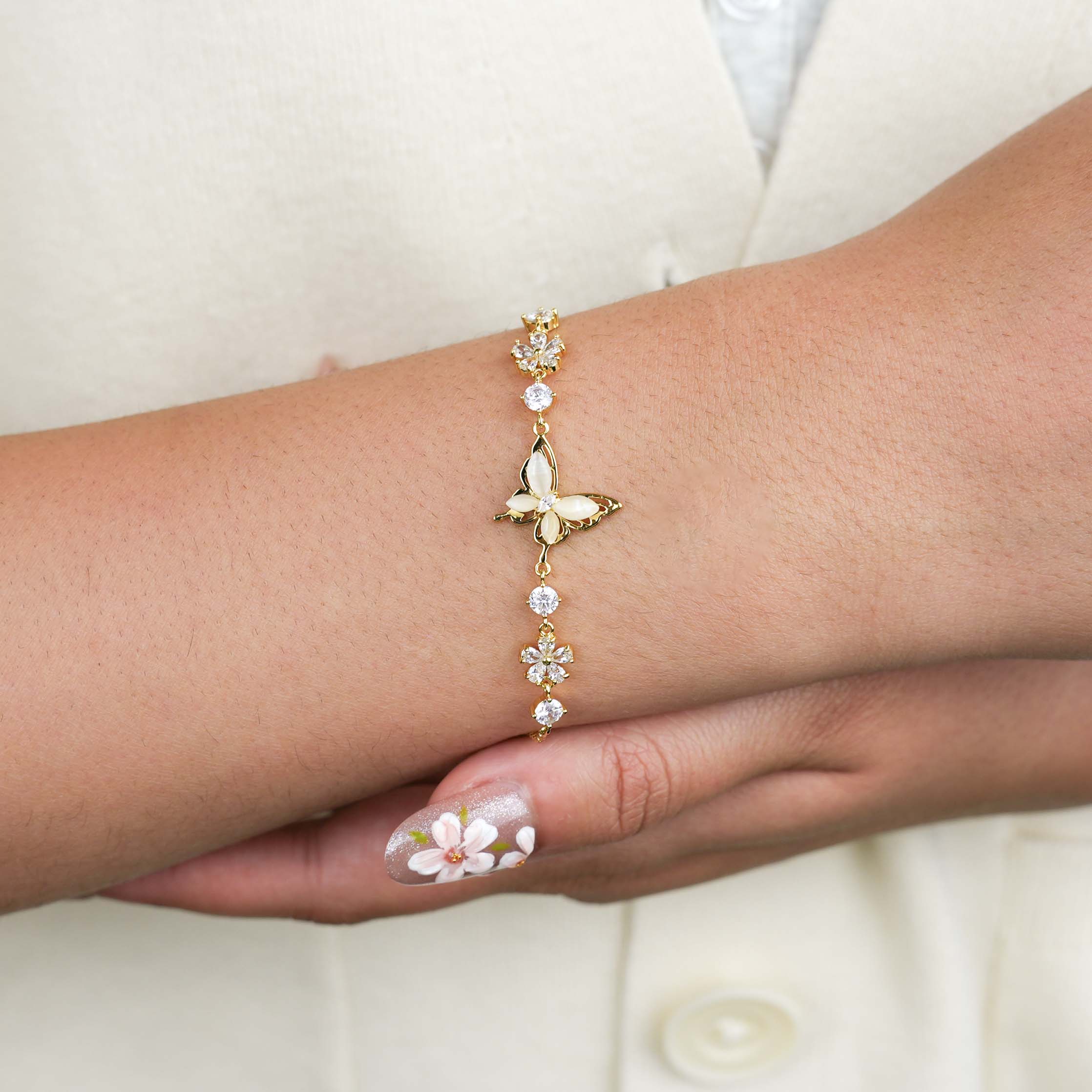 Golden Butterfly Bracelet