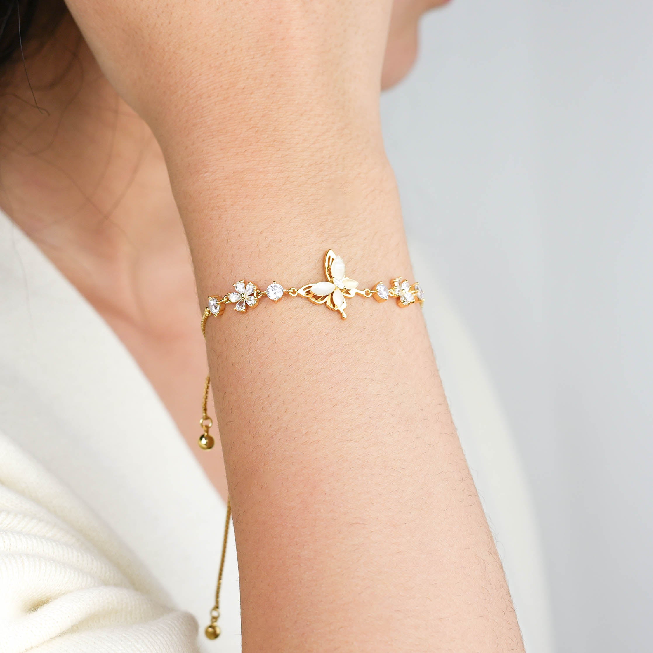 Golden Butterfly Bracelet