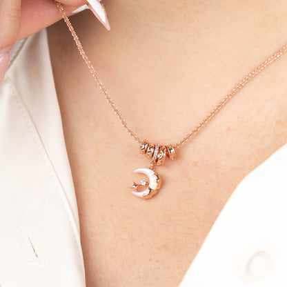 Blush Moon Necklace