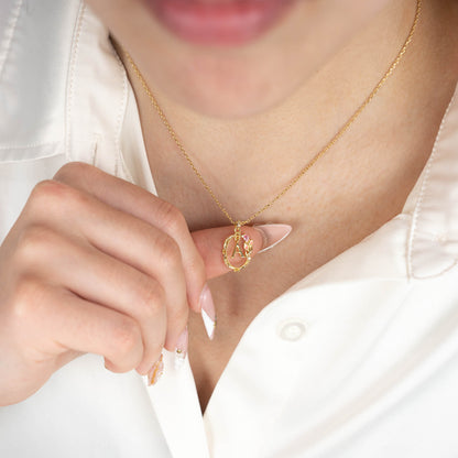 Bloom Letter Necklace