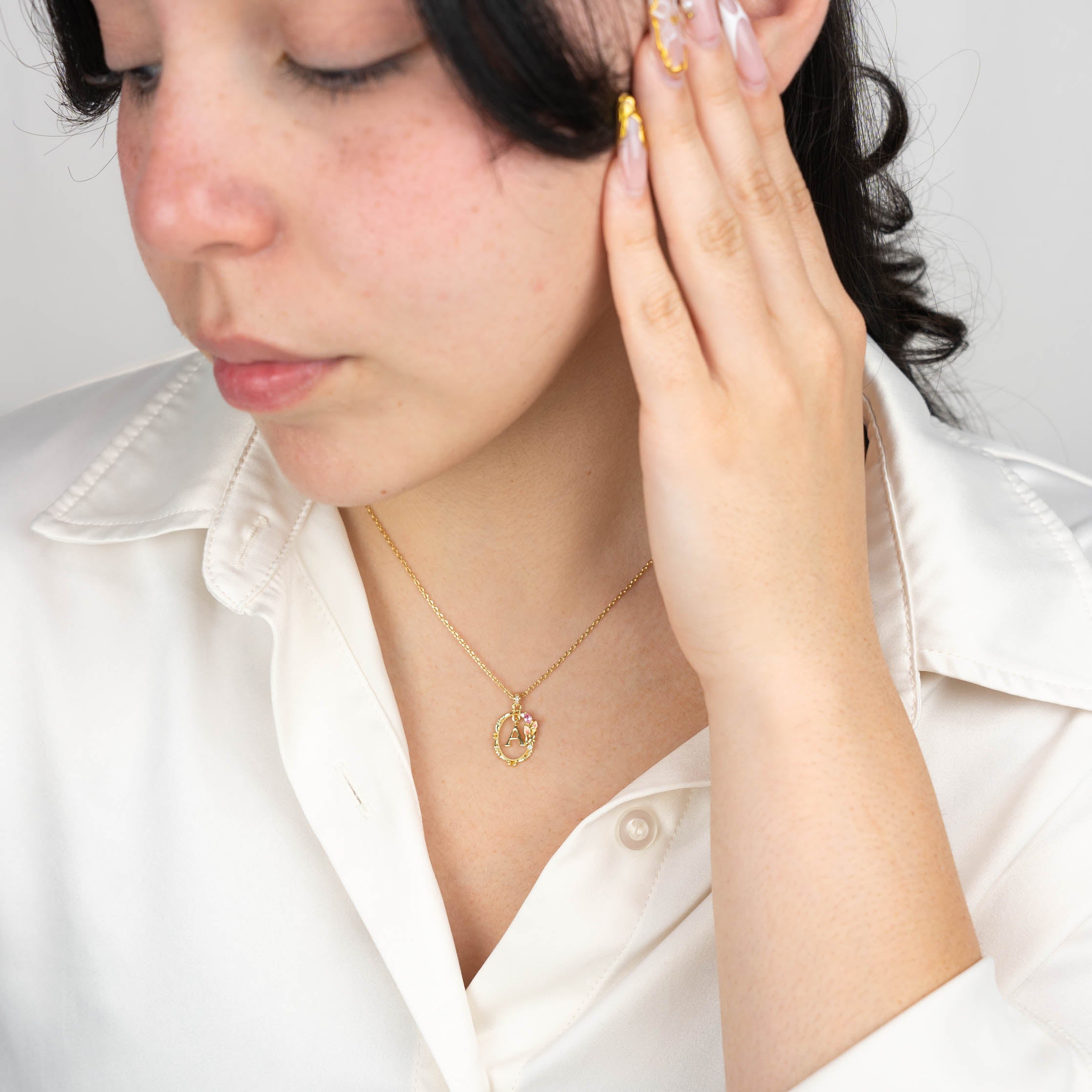 Bloom Letter Necklace