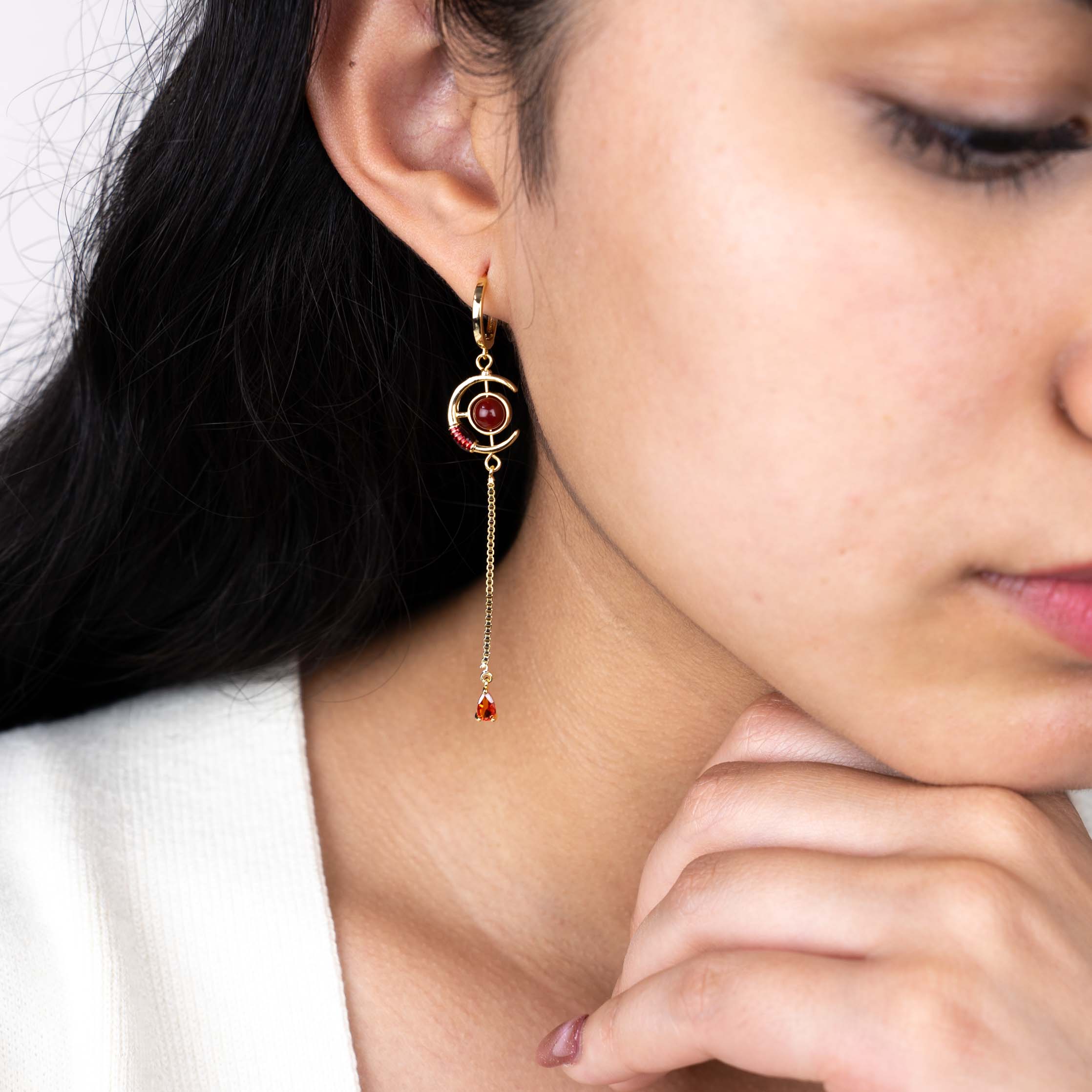 Ancient Elf Staff Earrings