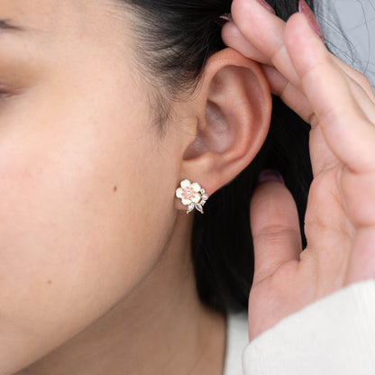 Blush Bloom Studs