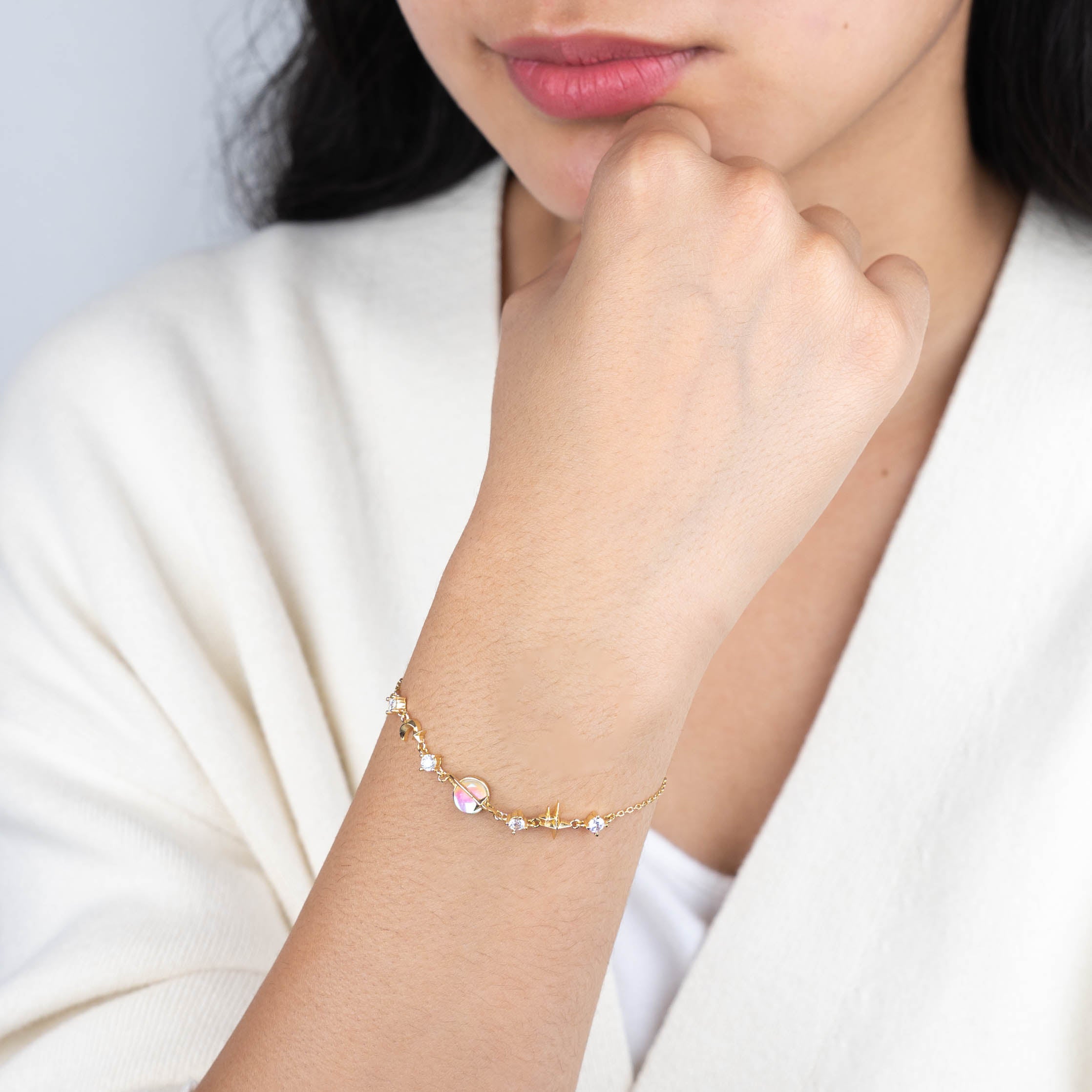 Golden Orbit Bracelet