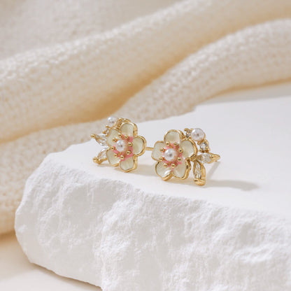 Blush Bloom Studs