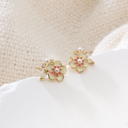 Blush Bloom Studs