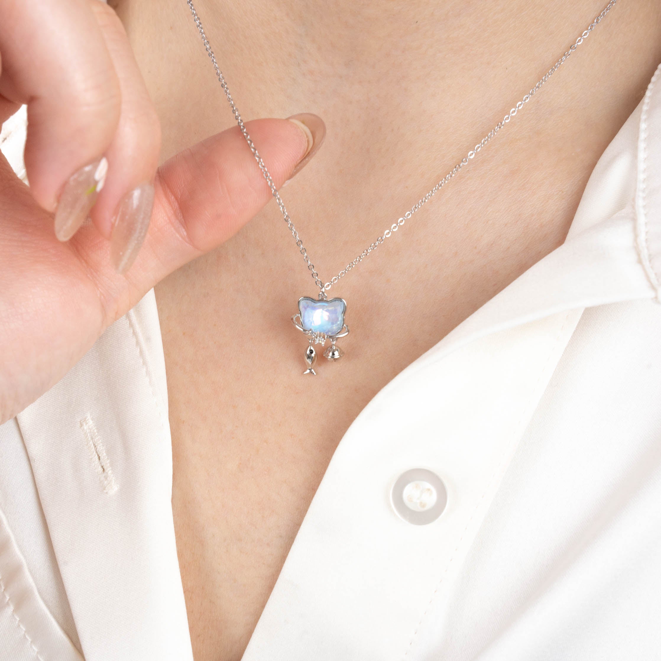 Catstronaut Necklace
