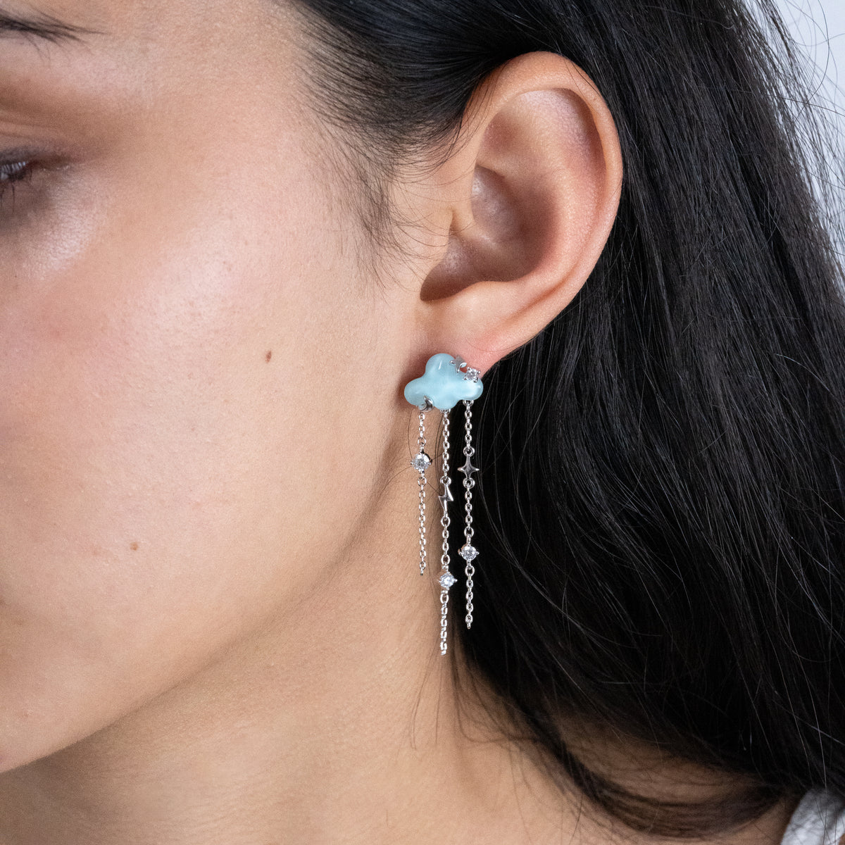 Blue Rain Earrings
