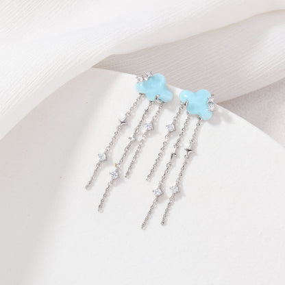 Blue Rain Earrings