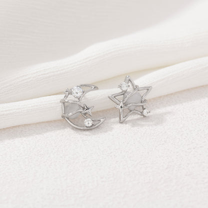Silver Starlight Earrings