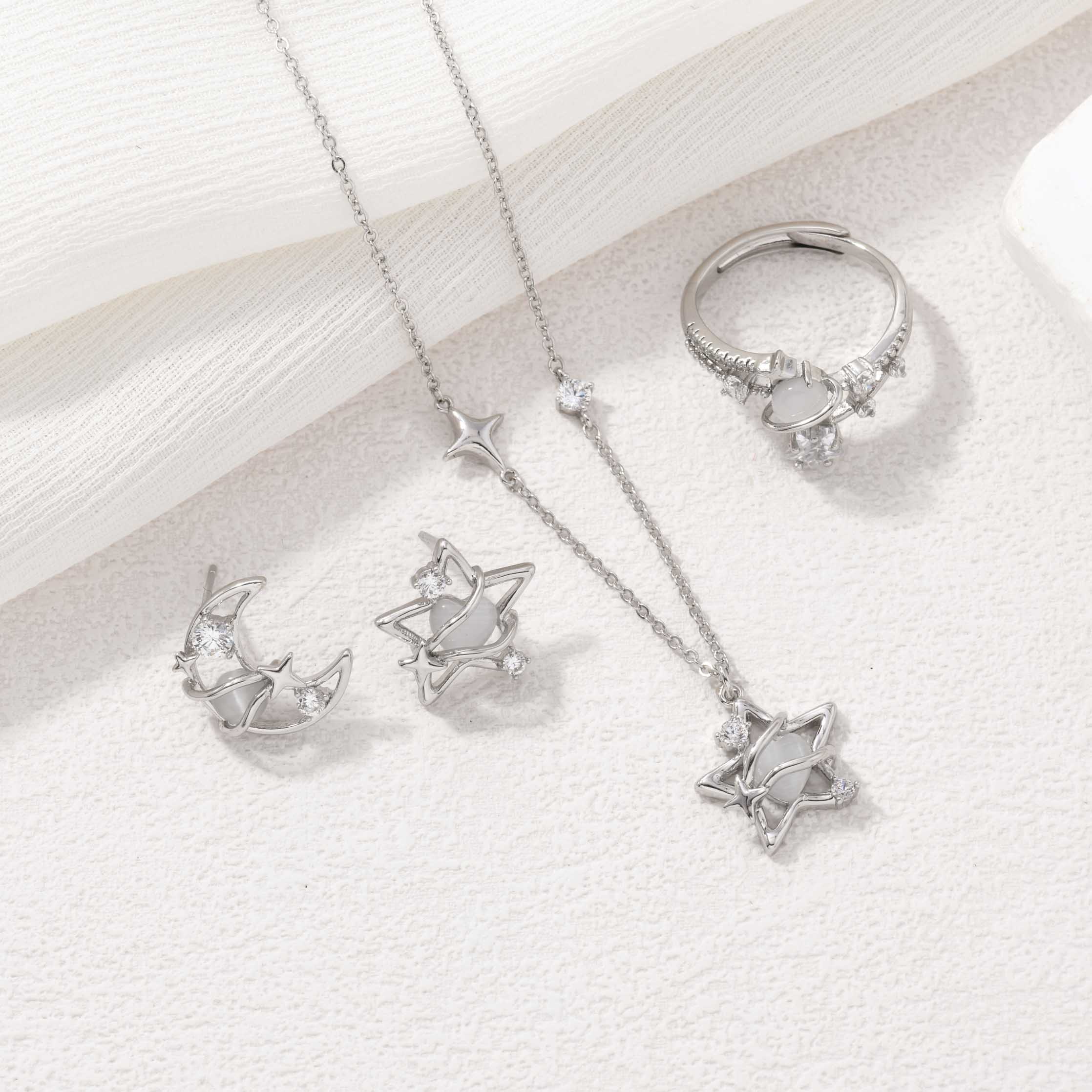 Silver Starlight Necklace