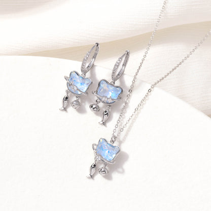 Catstronaut Necklace