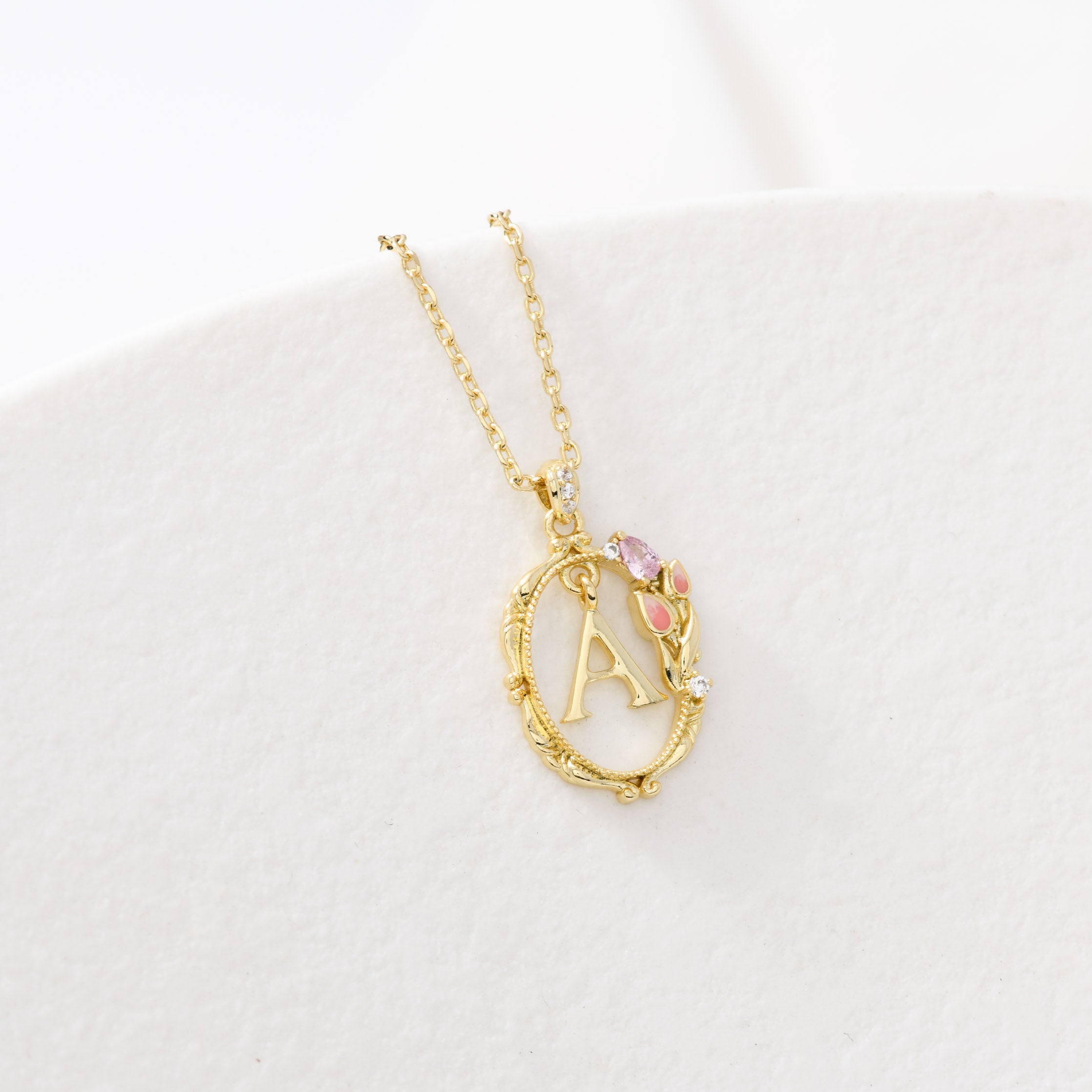 Bloom Letter Necklace