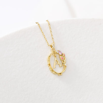 Bloom Letter Necklace