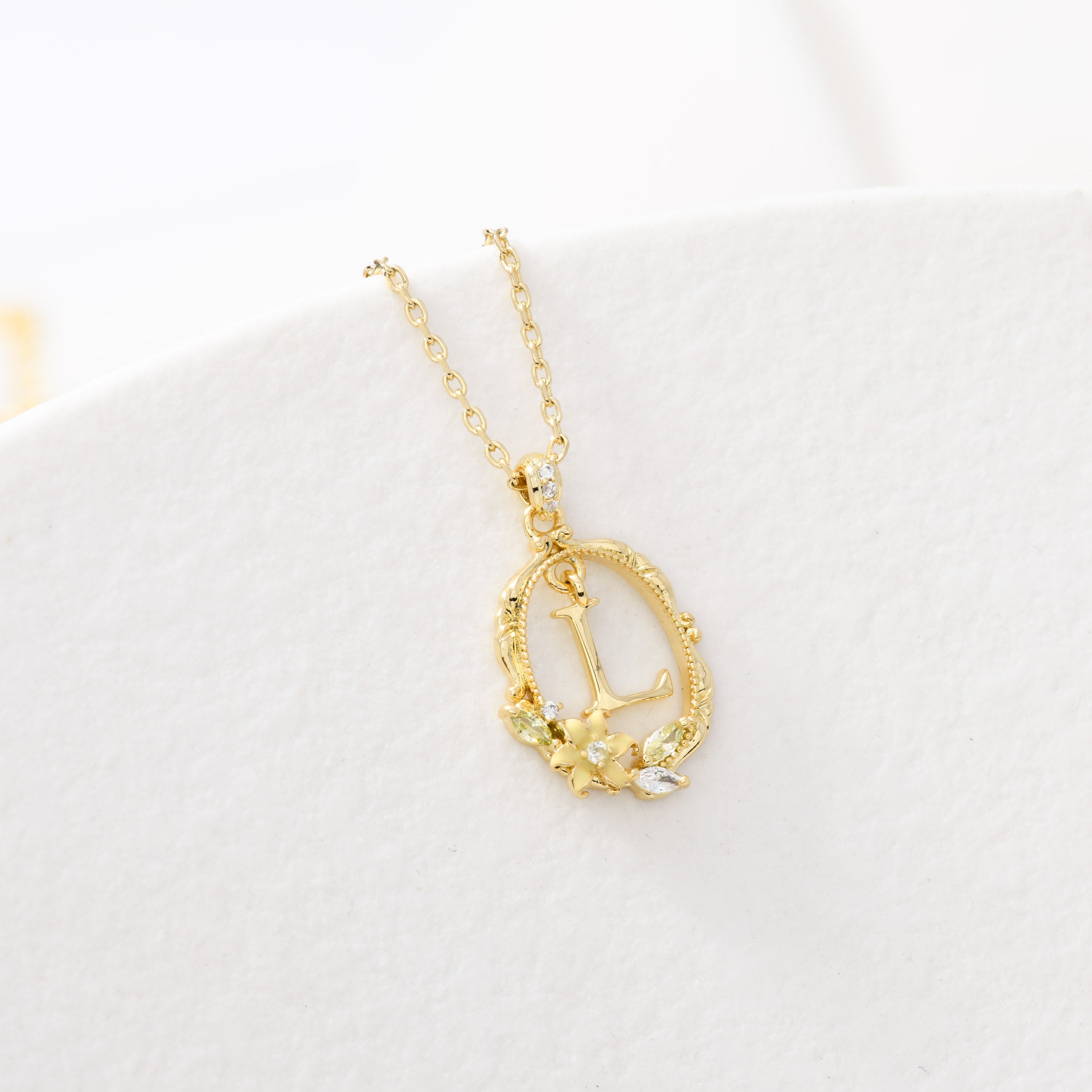 Bloom Letter Necklace