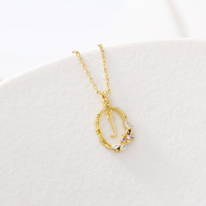 Bloom Letter Necklace