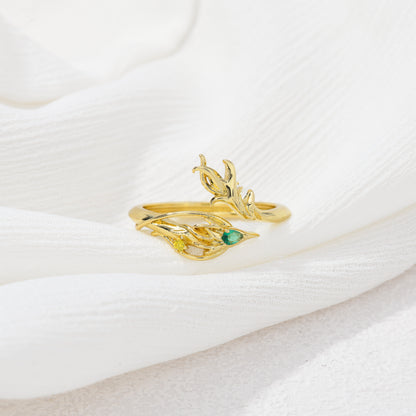 Green guardian ring – alternate angle