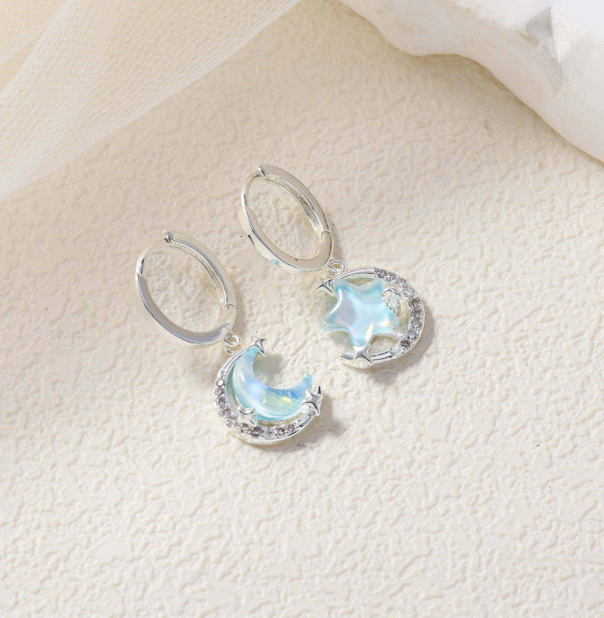 Asymmetric Blue Celestial Huggies