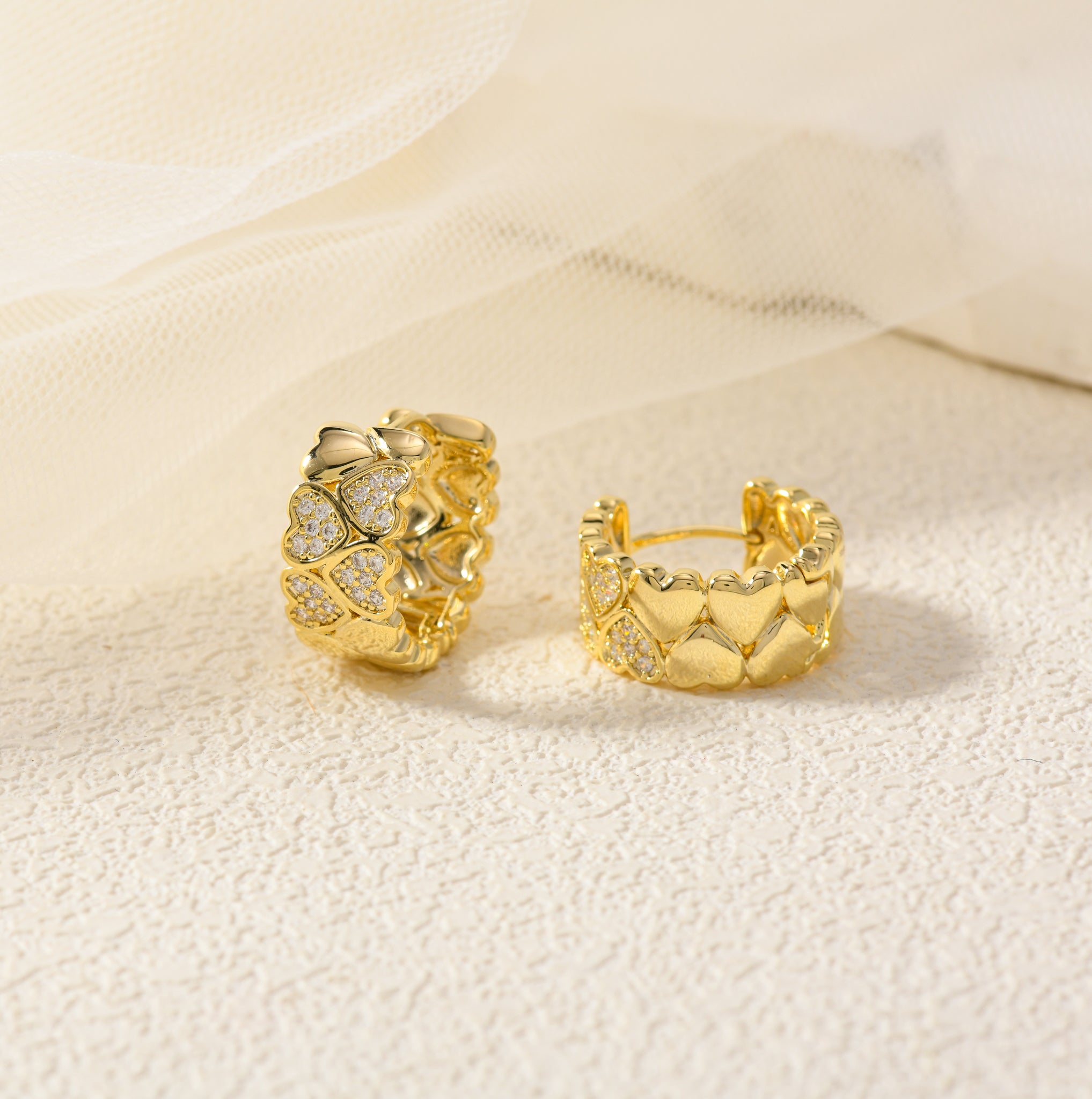 Golden Eros Hoops