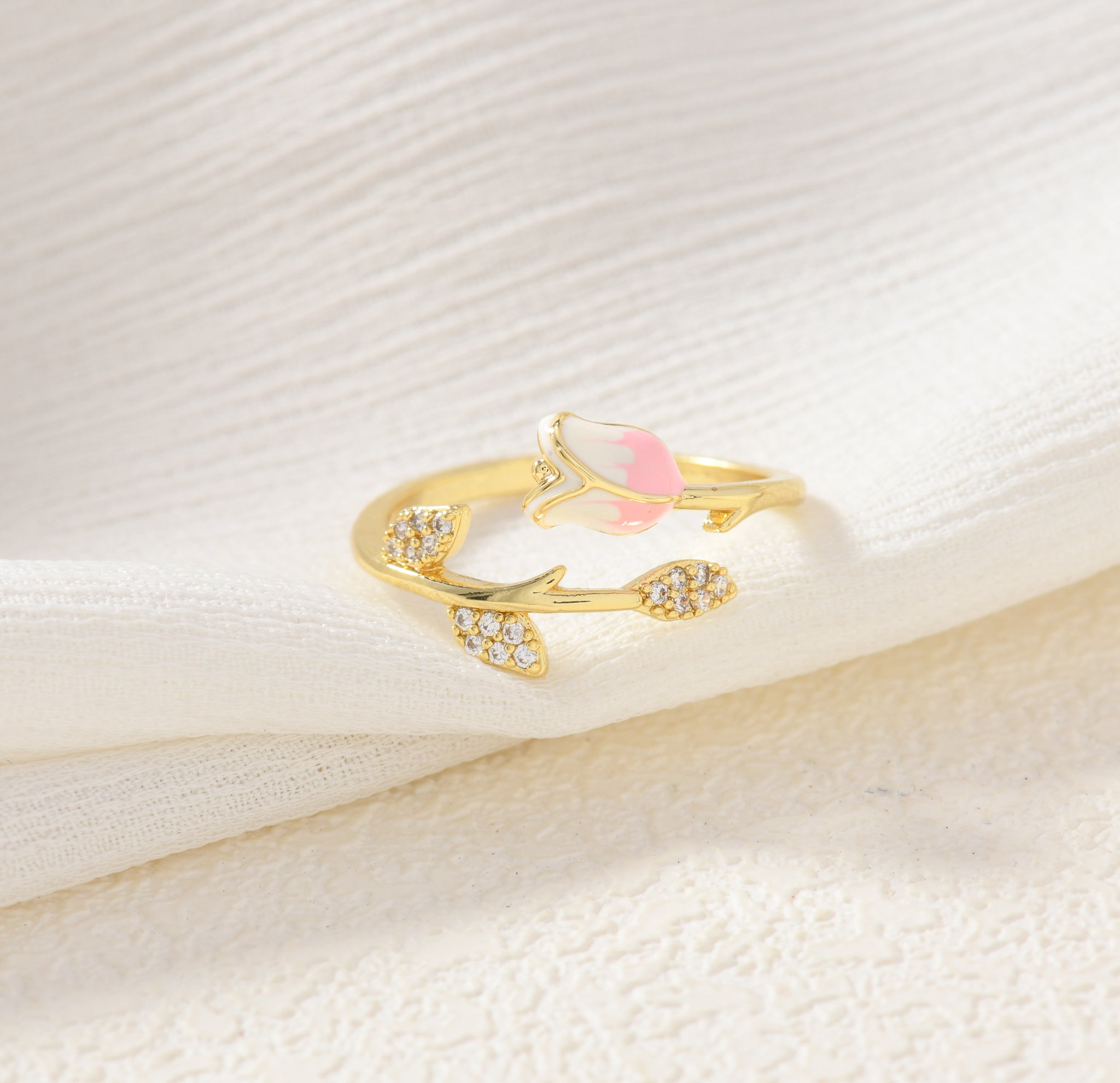 Golden Tulip Ring