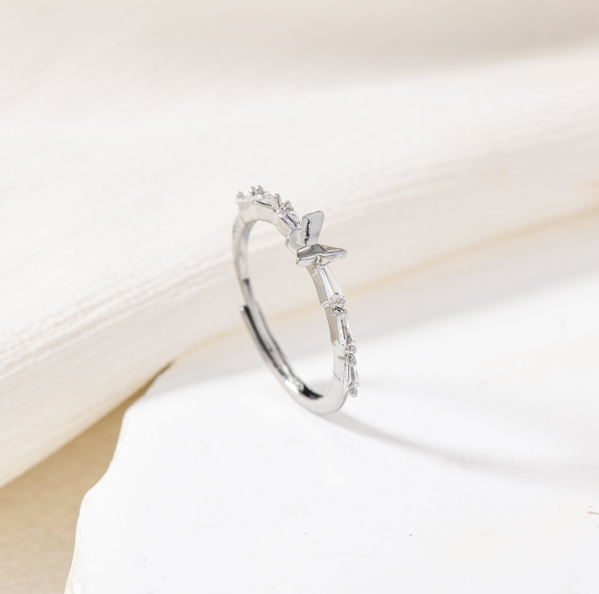 Dainty Butterfly Ring