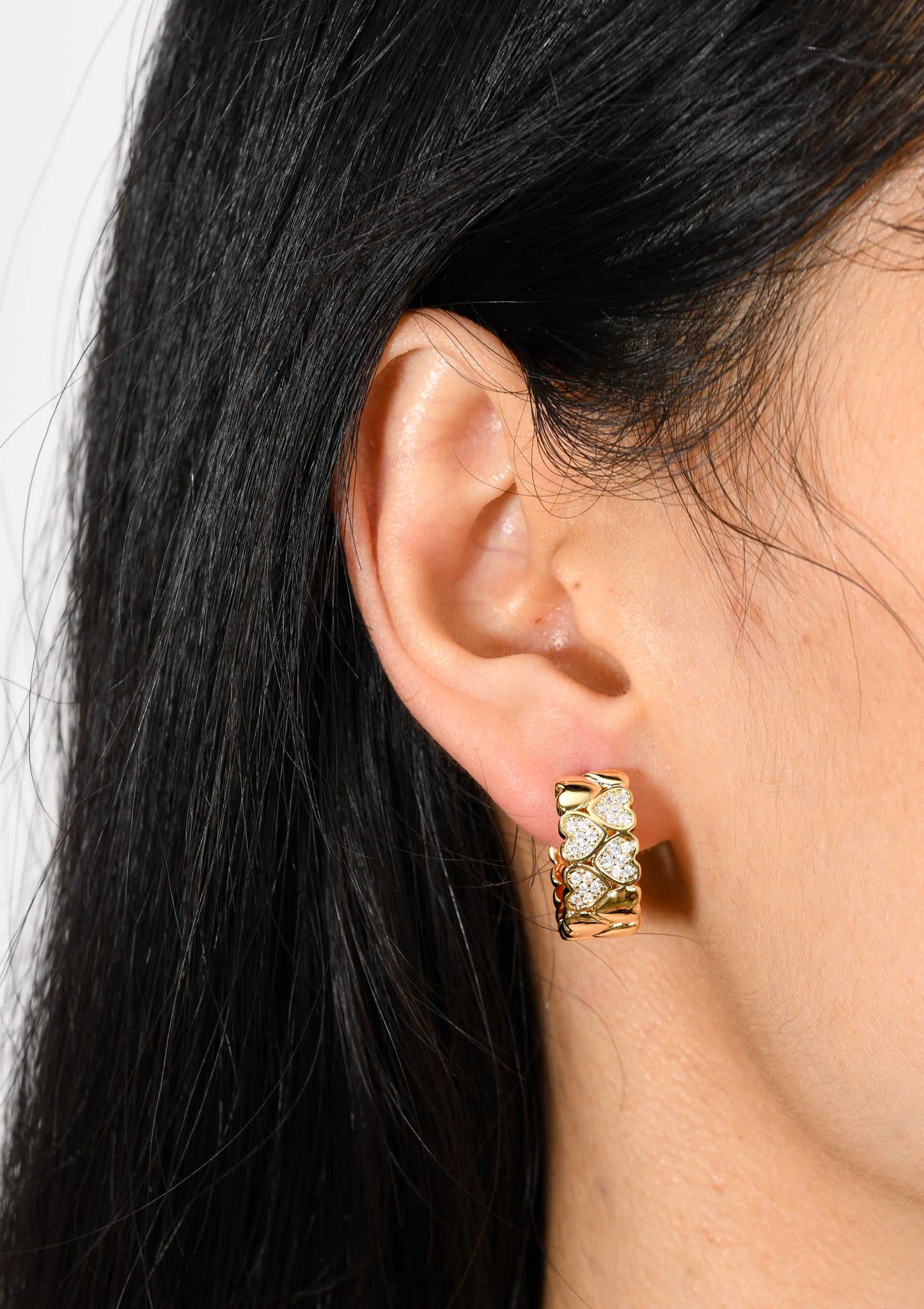 Golden Eros Hoops