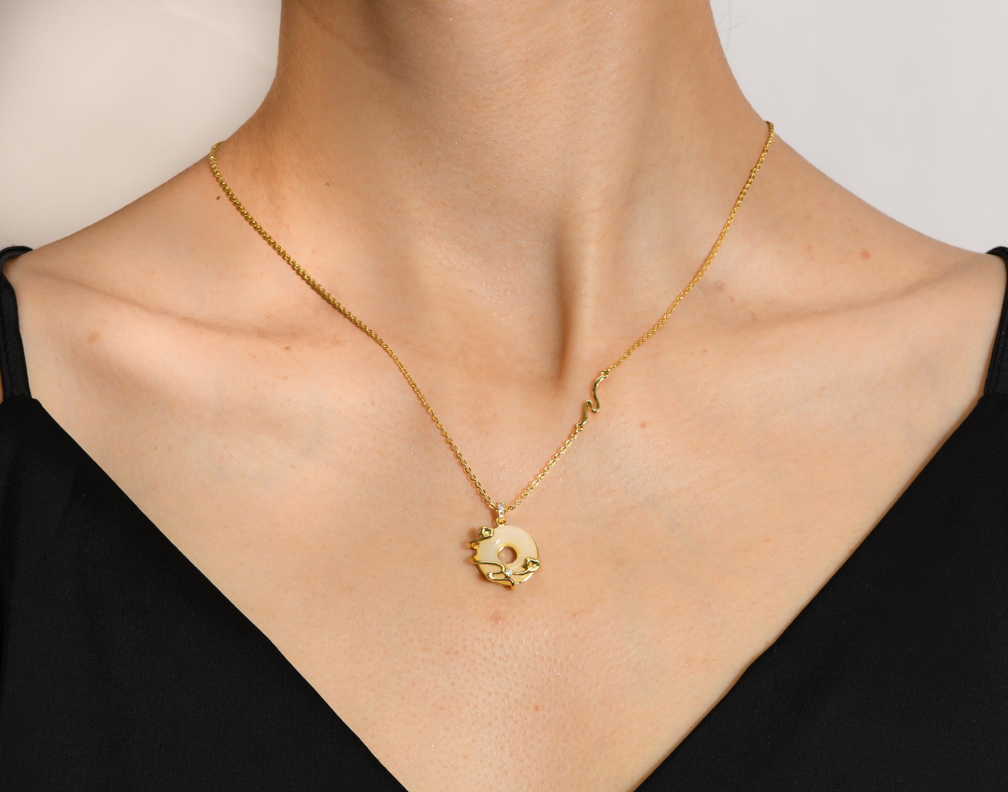 Imitation Jade Necklace