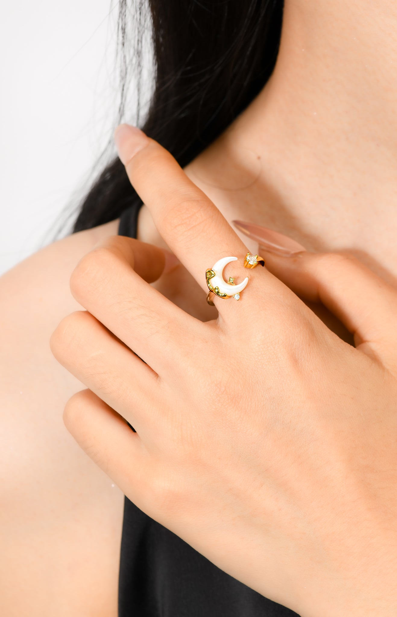Sparkling Moonlight Ring